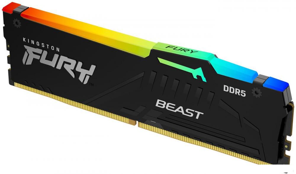 Оперативная память Kingston FURY Beast RGB 32ГБ DDR5 5600 МГц KF556C40BBA-32