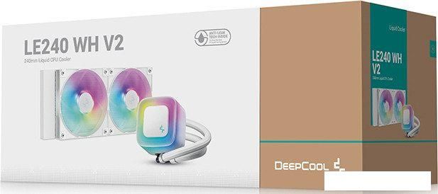 Система жидкостного охлаждения для процессора DeepCool LE240 WH V2 R-LE240-WHAMMN-G-2