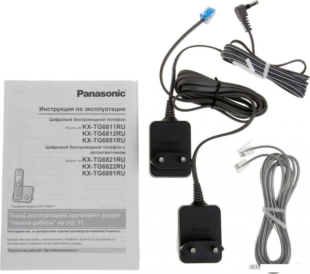 Радиотелефон Panasonic KX-TG6812RUB