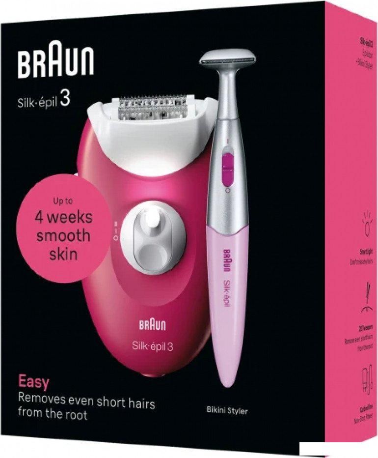 Эпилятор Braun Silk-epil 3 3-202