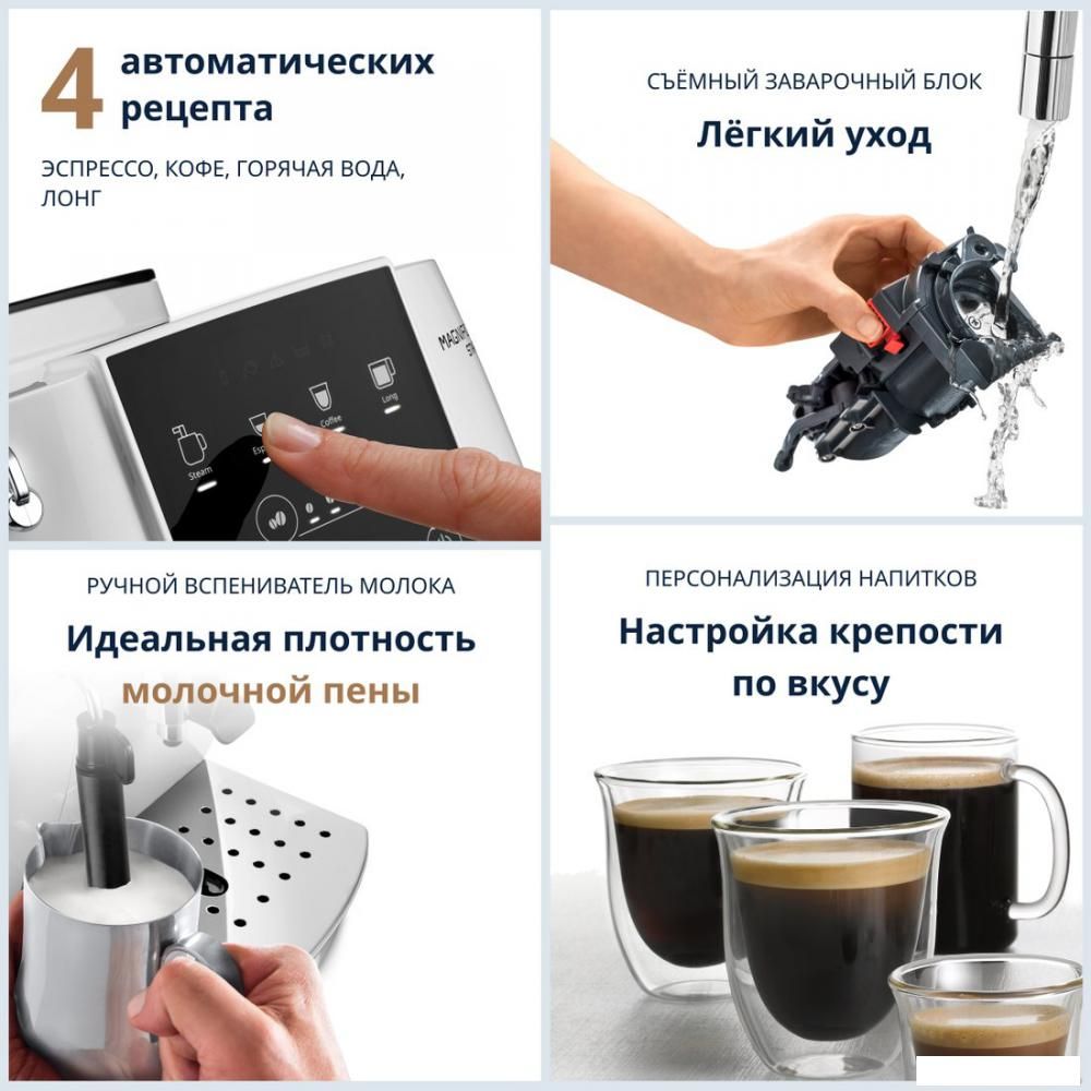 Кофемашина DeLonghi Magnifica Start ECAM 220.20.W