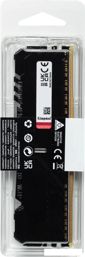 Оперативная память Kingston FURY Beast RGB 8ГБ DDR4 3200 МГц KF432C16BB2A/8