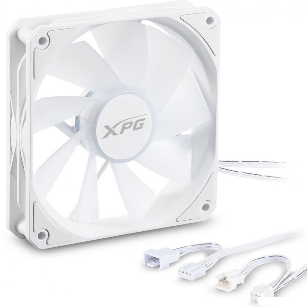 Вентилятор для корпуса ADATA XPG Vento R 120x3 ARGB PWM (белый)