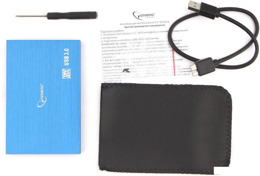 Бокс для накопителей 2.5" Gembird EE2-U3S-56