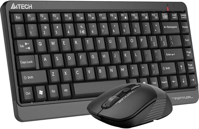 Офисный набор A4Tech Fstyler FG1110 (черный/серый)