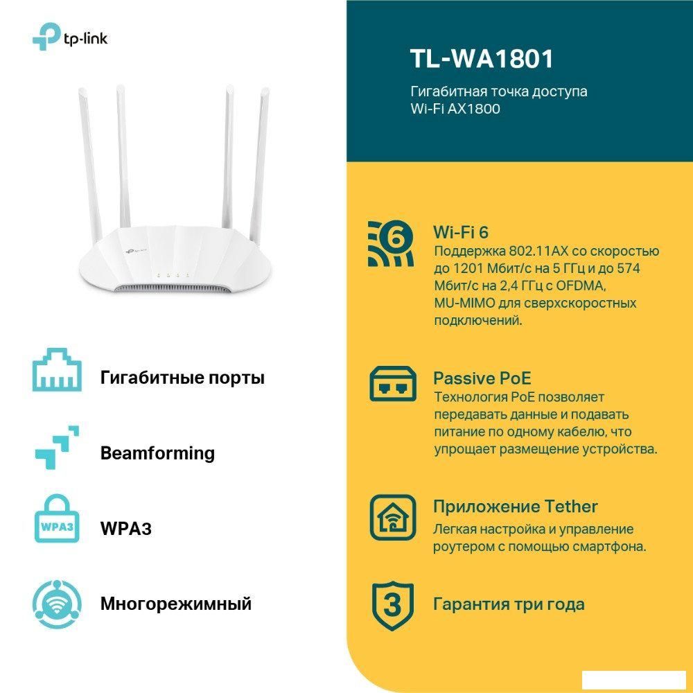 Беспроводные маршрутизаторы TP-Link TL-WA1801