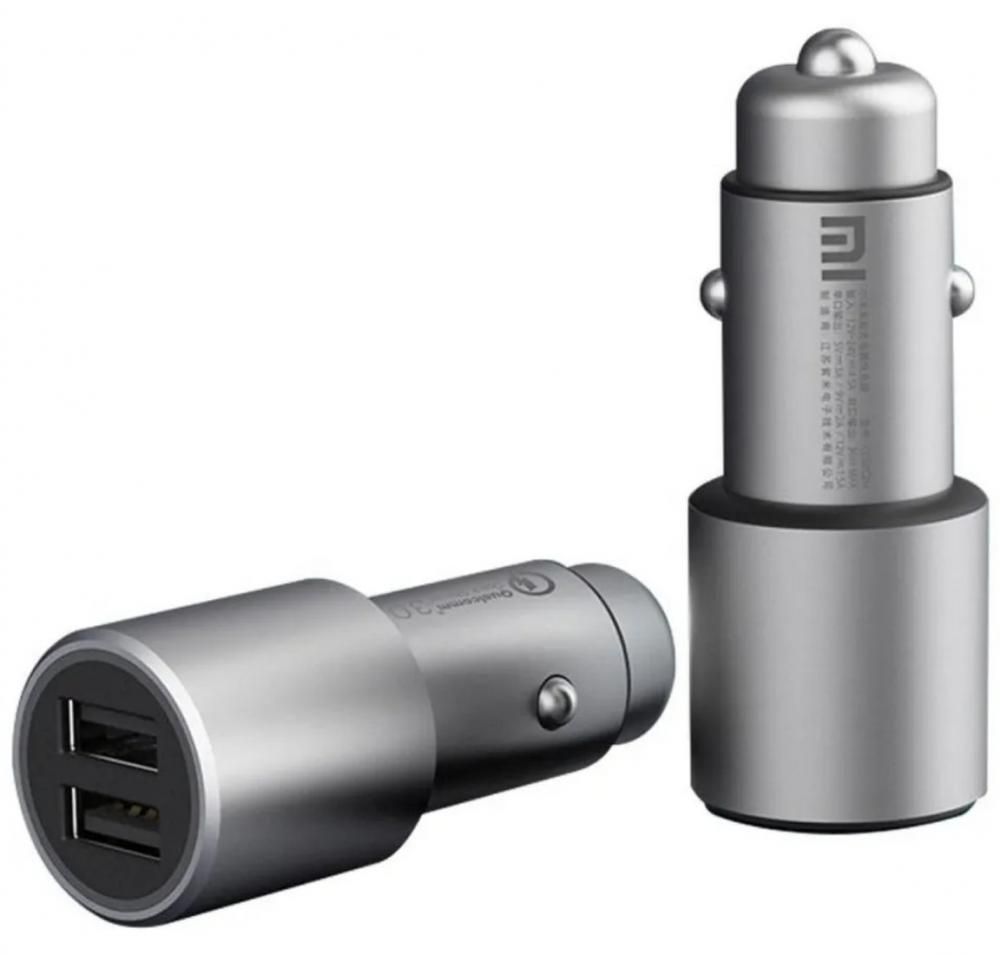 Автомобильное зарядное Xiaomi Mi Dual USB Car Charger QC 3.0 CC02CZM (китайская версия)