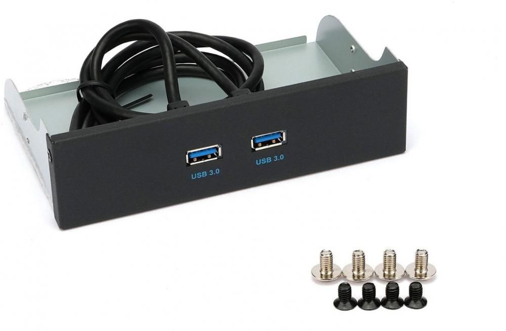 Планка Gembird FP5.25-USB3-2A