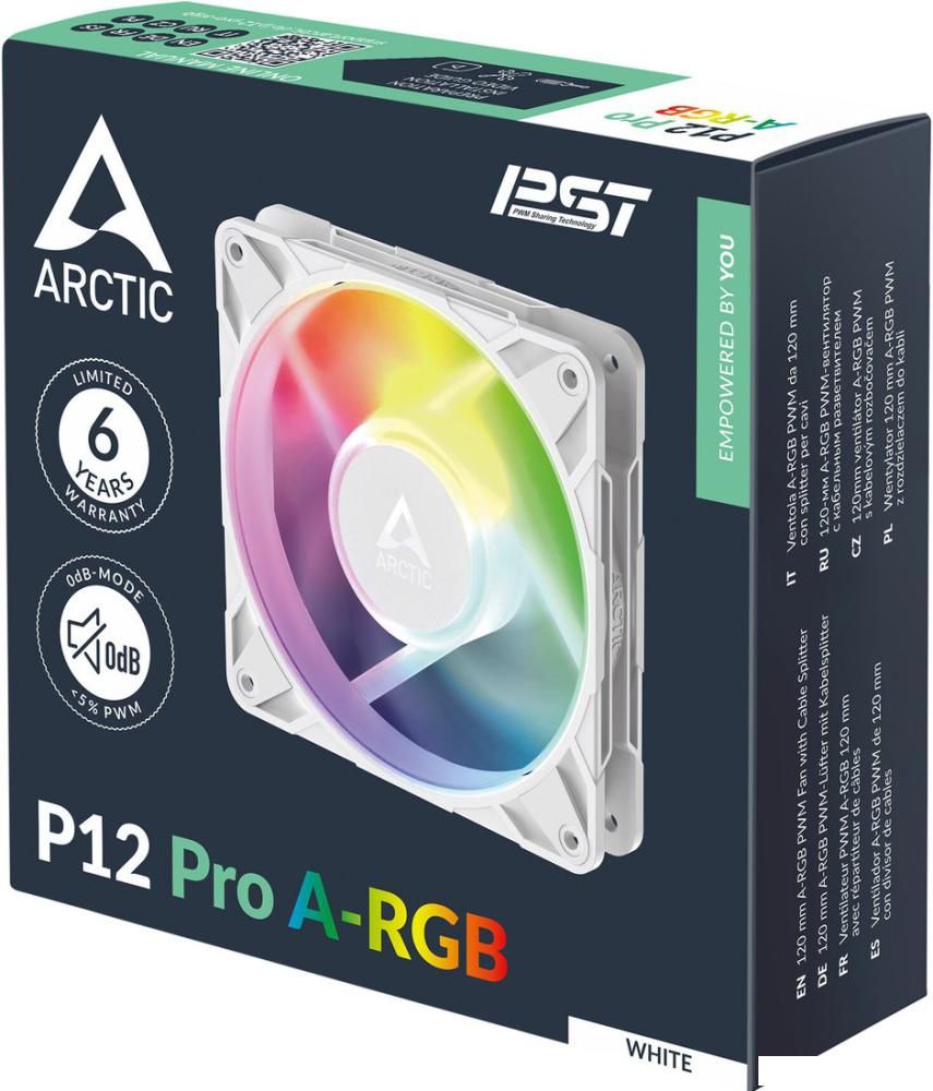 Вентилятор для корпуса Arctic P12 Pro A-RGB ACFAN00311A