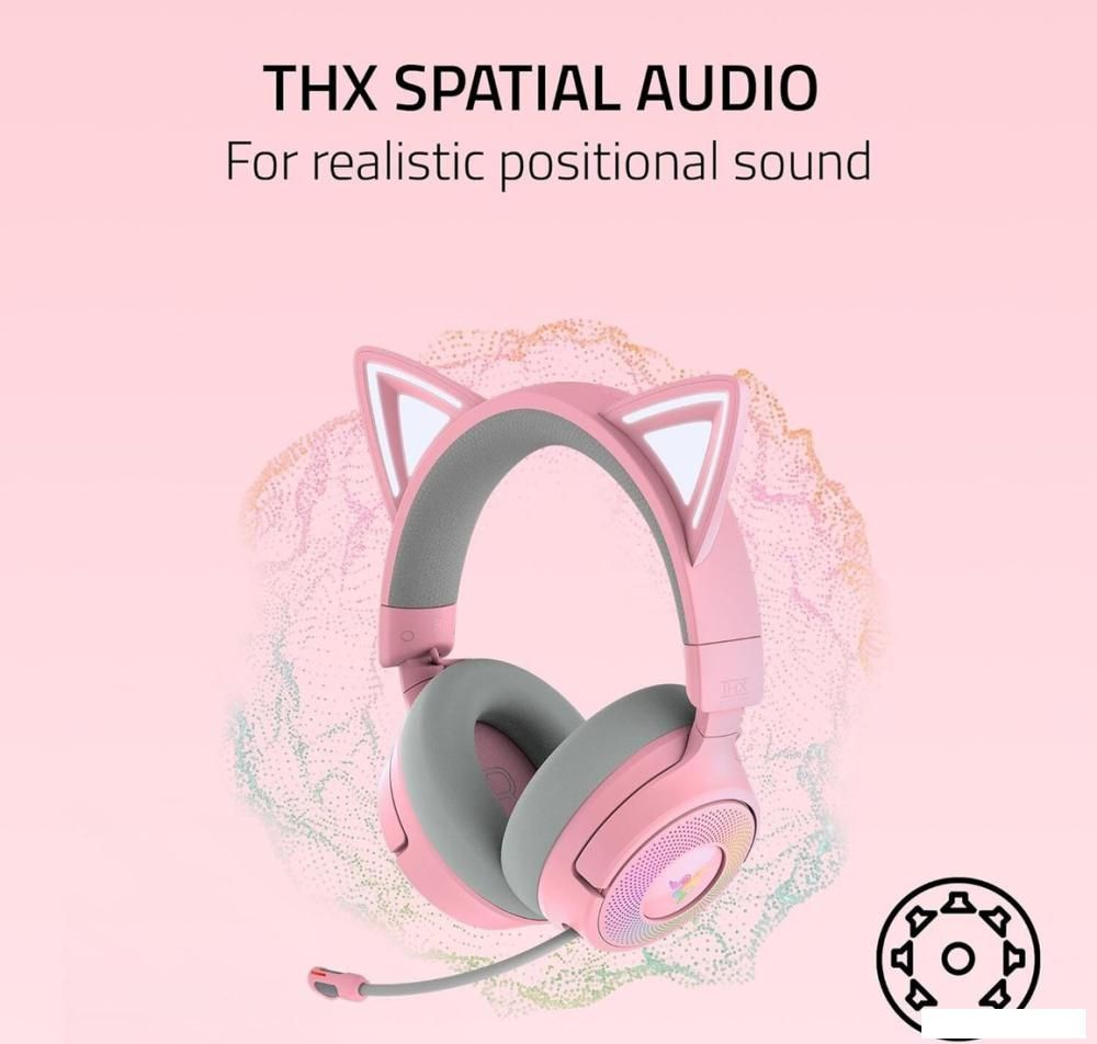 Наушники Razer Kraken Kitty V3 Pro (розовый)
