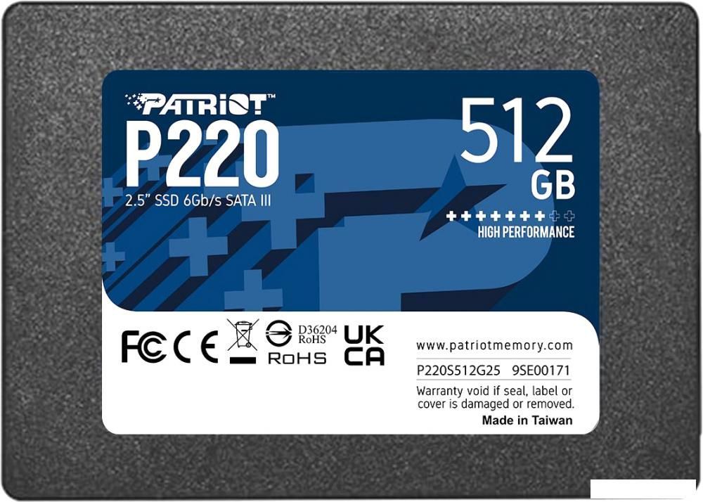 SSD Patriot P220 512GB P220S512G25