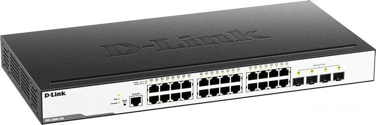 Управляемый коммутатор 2-го уровня D-Link DGS-3000-28L/B1A