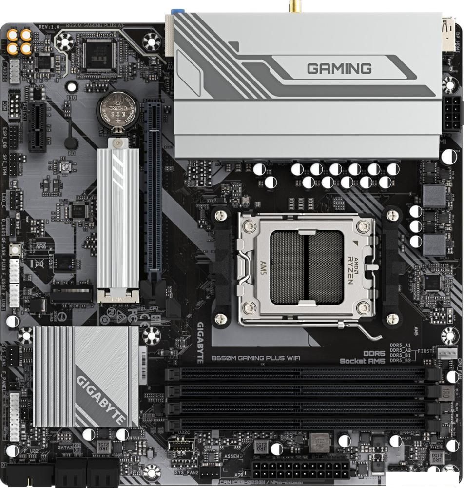 Материнская плата Gigabyte B650M Gaming Plus WiFi (rev. 1.2)