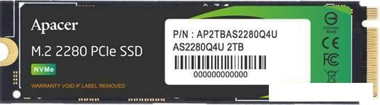 SSD Apacer AS2280Q4U M.2 PCIe Gen4 x4 2TB AP2TBAS2280Q4U-1