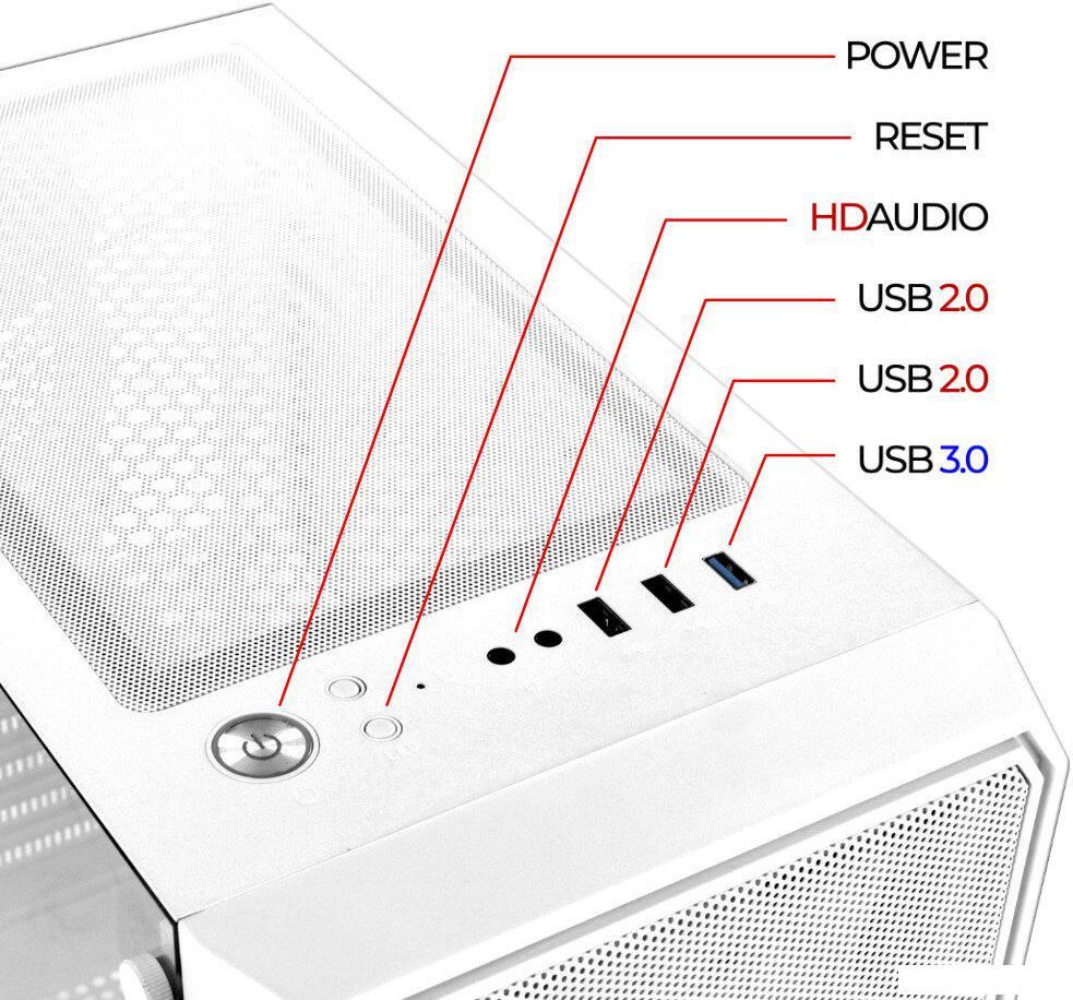 Корпус Ginzzu RX130