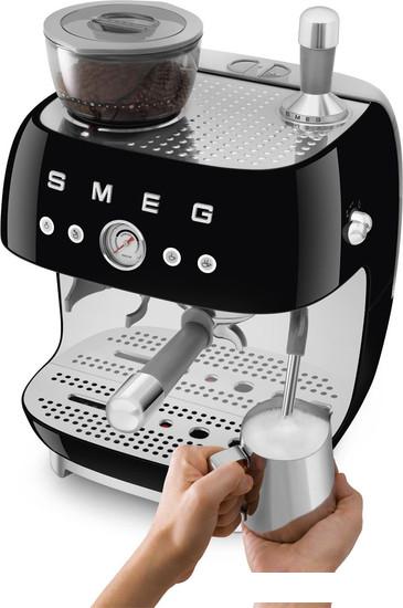 Рожковая кофеварка Smeg EGF03BLEU
