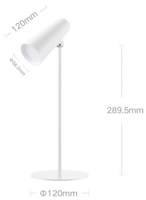 Настольная лампа Xiaomi Flexible Rechargeable Lamp MJTD05YL (белый)