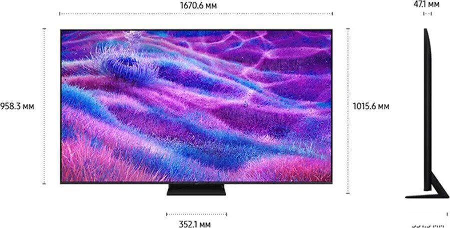 MiniLED телевизор Samsung AI Neo QLED QN80F QE75QN80FAUXRU