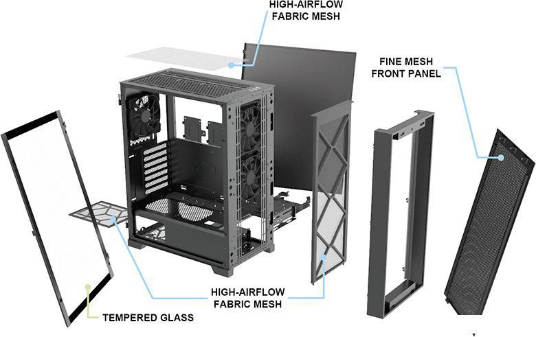 Корпус Montech AIR 1000 Lite (черный)