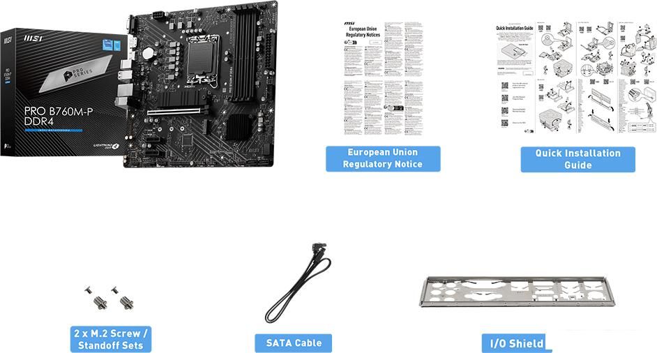 Материнская плата MSI Pro B760M-P DDR4