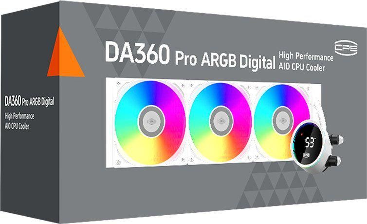 Система жидкостного охлаждения для процессора PCCooler DA360 Pro ARGB Digital (белый)