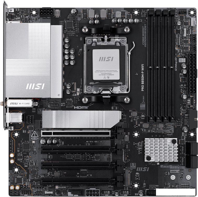 Материнская плата MSI Pro B850M-P WiFi