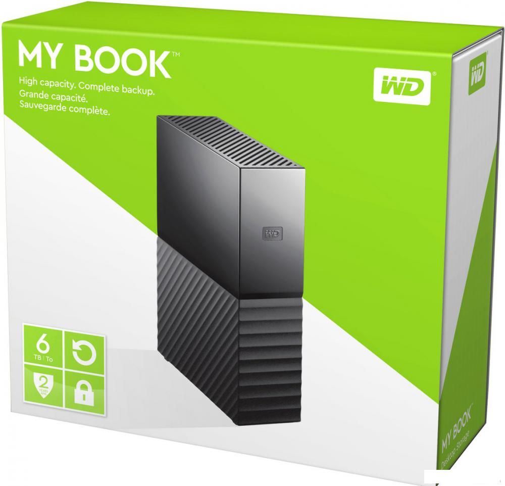 Внешний накопитель WD My Book 6TB [WDBBGB0060HBK]