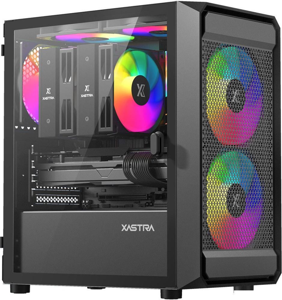 Корпус XASTRA A303M 3ARGB (черный)