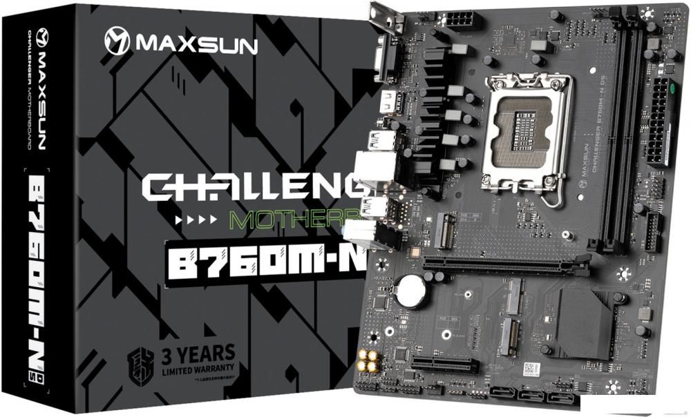 Материнская плата Maxsun Challenger B760M-N D5
