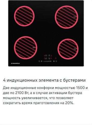 Варочная панель MAUNFELD AVI594FBK