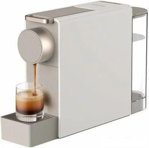 Капсульная кофеварка Scishare Capsule Coffee Machine Mini S1201 (с переходником на евровилку, золотистый)
