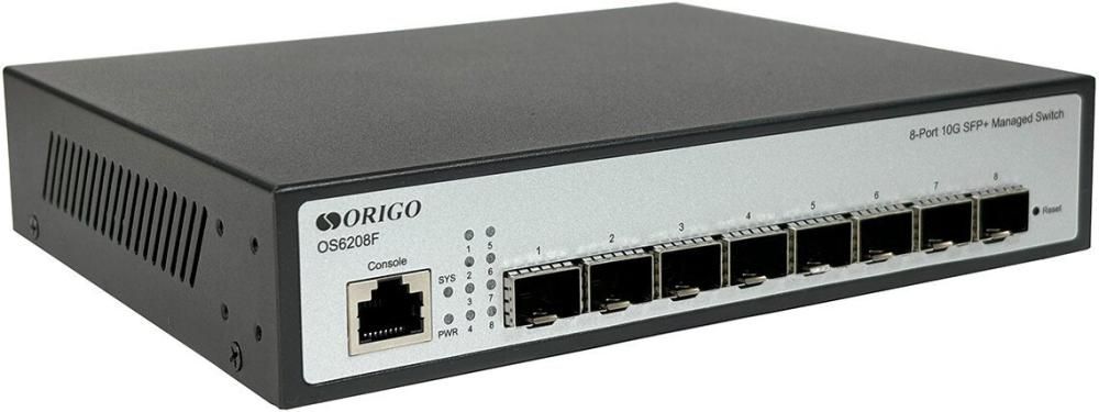 Управляемый коммутатор 2-го уровня Origo OS6208F/A1A