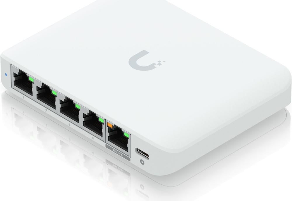 Управляемый коммутатор 2-го уровня Ubiquiti UniFi Switch Flex Mini 2.5G