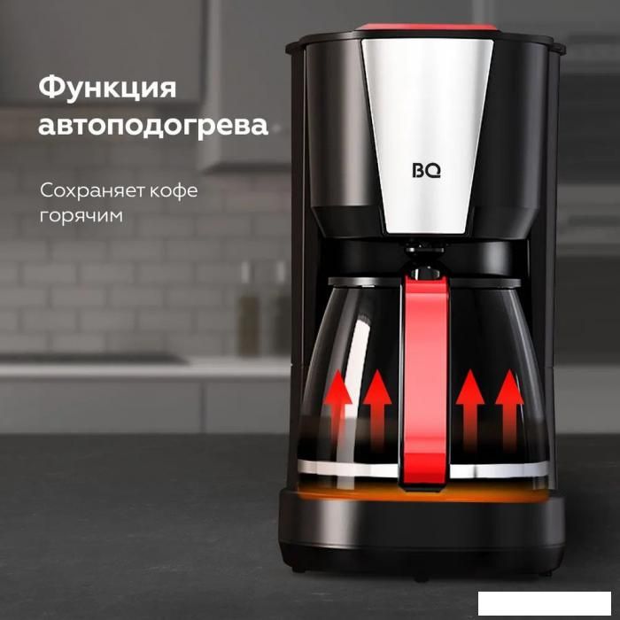 Кофеварка BQ CM1008 (красный/черный)