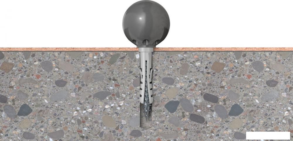 Упор дверной Fischer TS 8BL K NV 534129