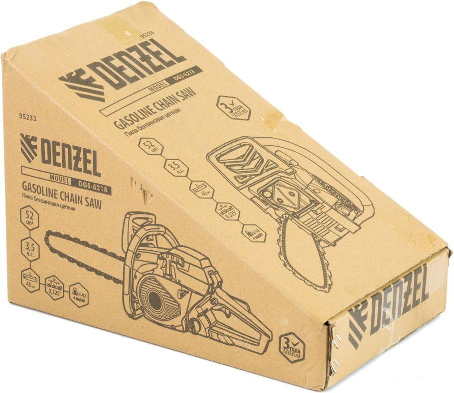 Бензопила Denzel DGS-5218