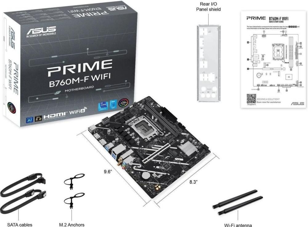Материнская плата ASUS Prime B760M-F WiFi