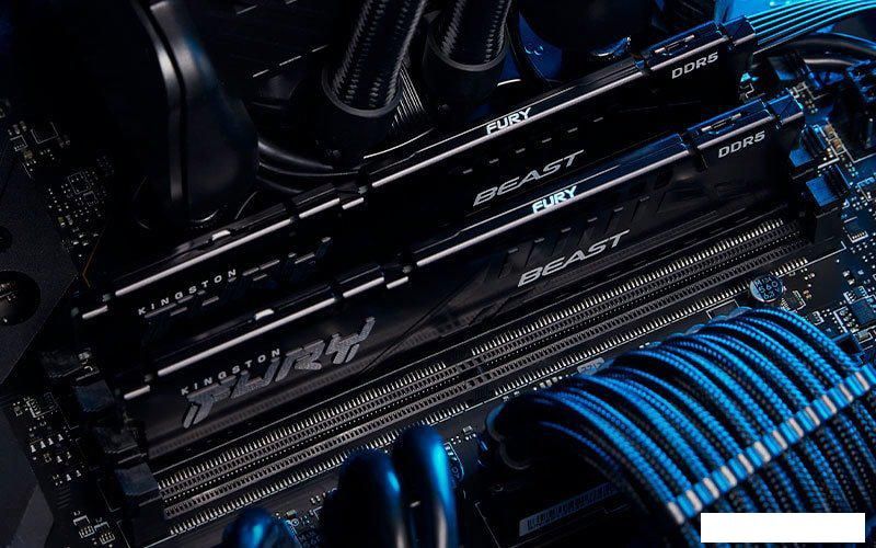Оперативная память Kingston FURY Beast 16ГБ DDR5 5600 МГц KF556C36BBE-16