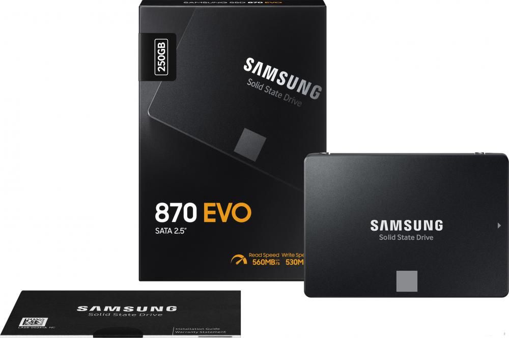 SSD Samsung 870 Evo 250GB MZ-77E250BW