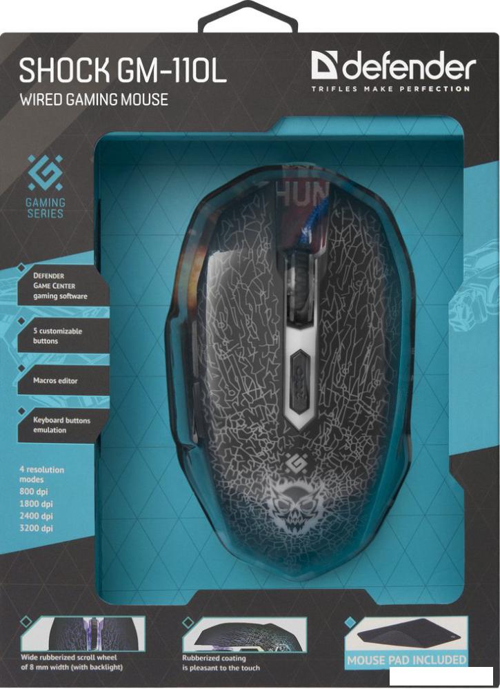 Игровая мышь Defender Shock GM-110L