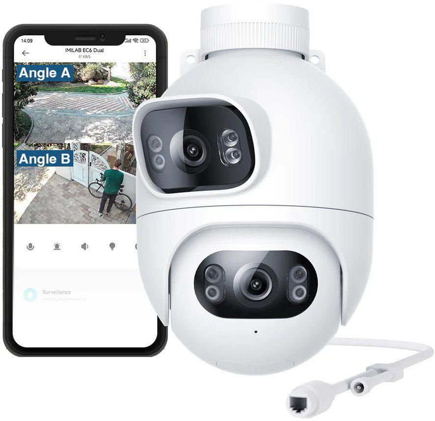 IP-камера Imilab EC6 Dual 2K+2K WiFi Plug-in Spotlight Camera (международная версия)
