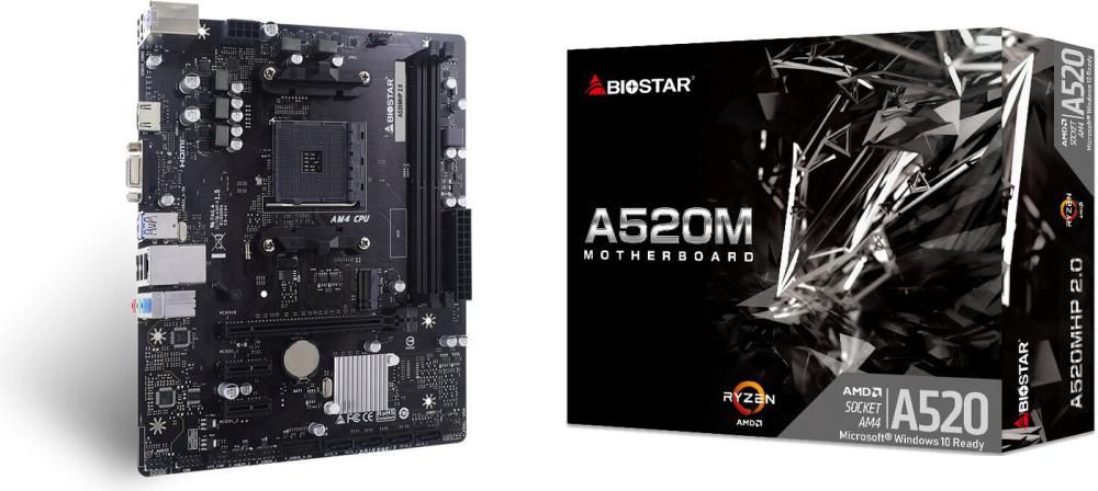 Материнская плата BIOSTAR A520MHP 2.0 Ver. 6.0