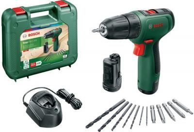 Шуруповерты, гайковерты, электроотвертки Bosch EasyDrill 1200 06039D3007 (с 2-мя АКБ, кейс)