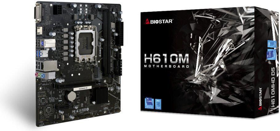 Материнская плата BIOSTAR H610MHD D5 Ver. 6.3