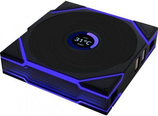 Комплект вентиляторов для корпуса с контроллером Lian Li Uni Fan TL 120 Wireless Reverse 12RTLLCD1W3B G99.12RTLLCD1W3B.R0