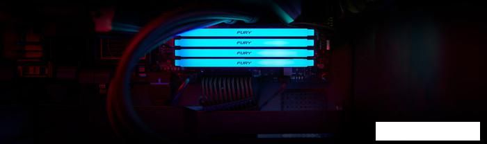 Оперативная память Kingston FURY Beast RGB 2x16ГБ DDR4 3200 МГц KF432C16BB2AK2/32
