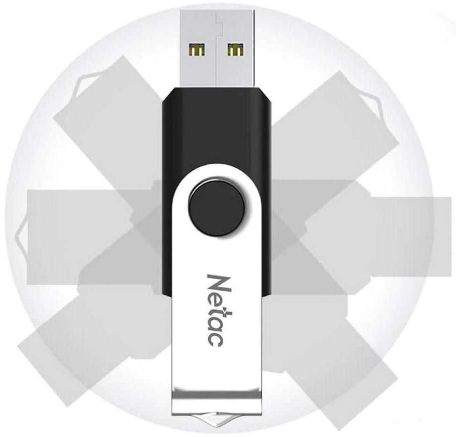 USB Flash Netac U505 USB 2.0 64GB NT03U505N-064G-20BK