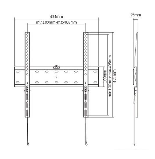 Кронштейн для телевизора Gembird WM-55F-02