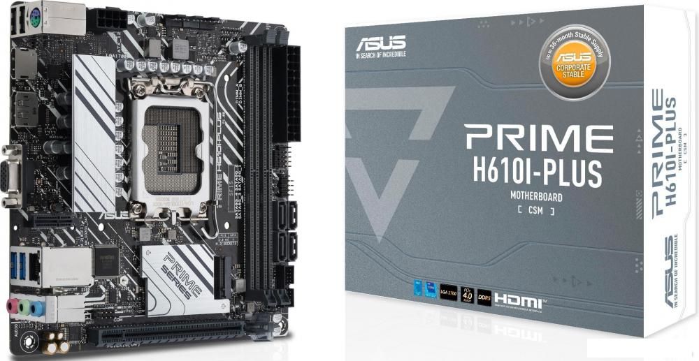 Материнская плата ASUS Prime H610I-PLUS-CSM