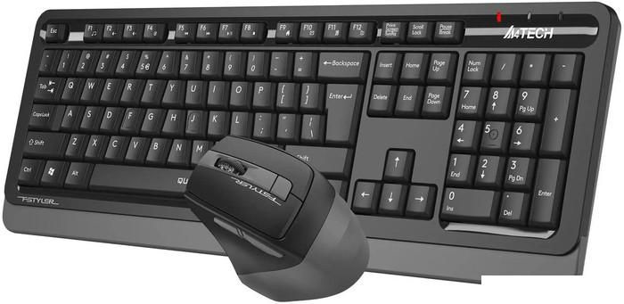 Офисный набор A4Tech Fstyler FGS1035Q (черный/серый)